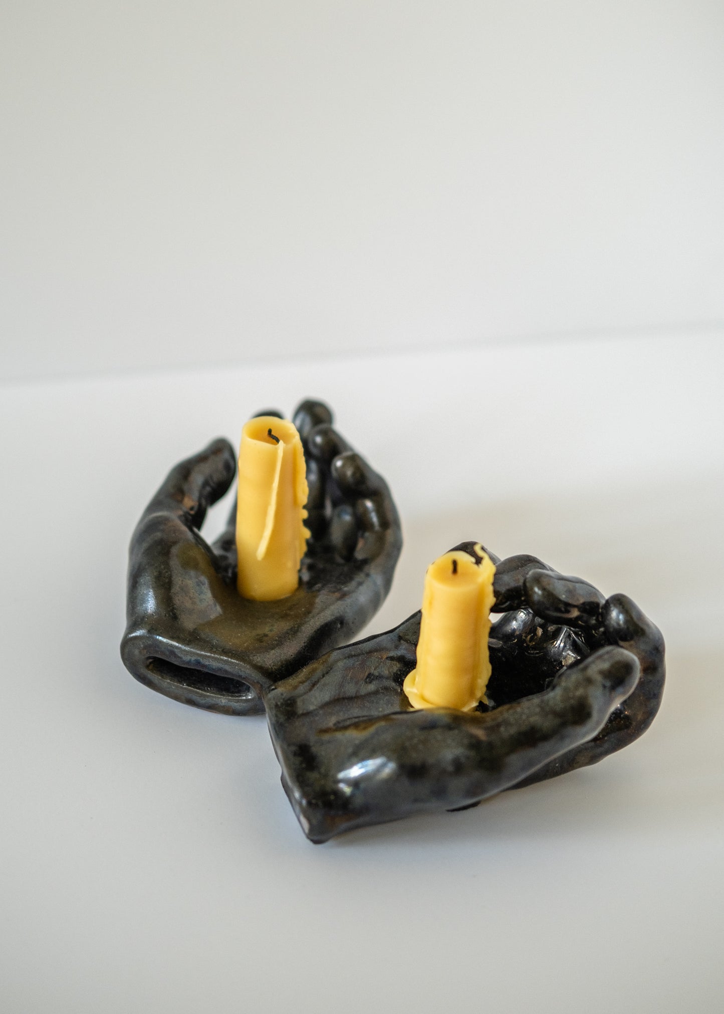 Severed Hands Candle Holders