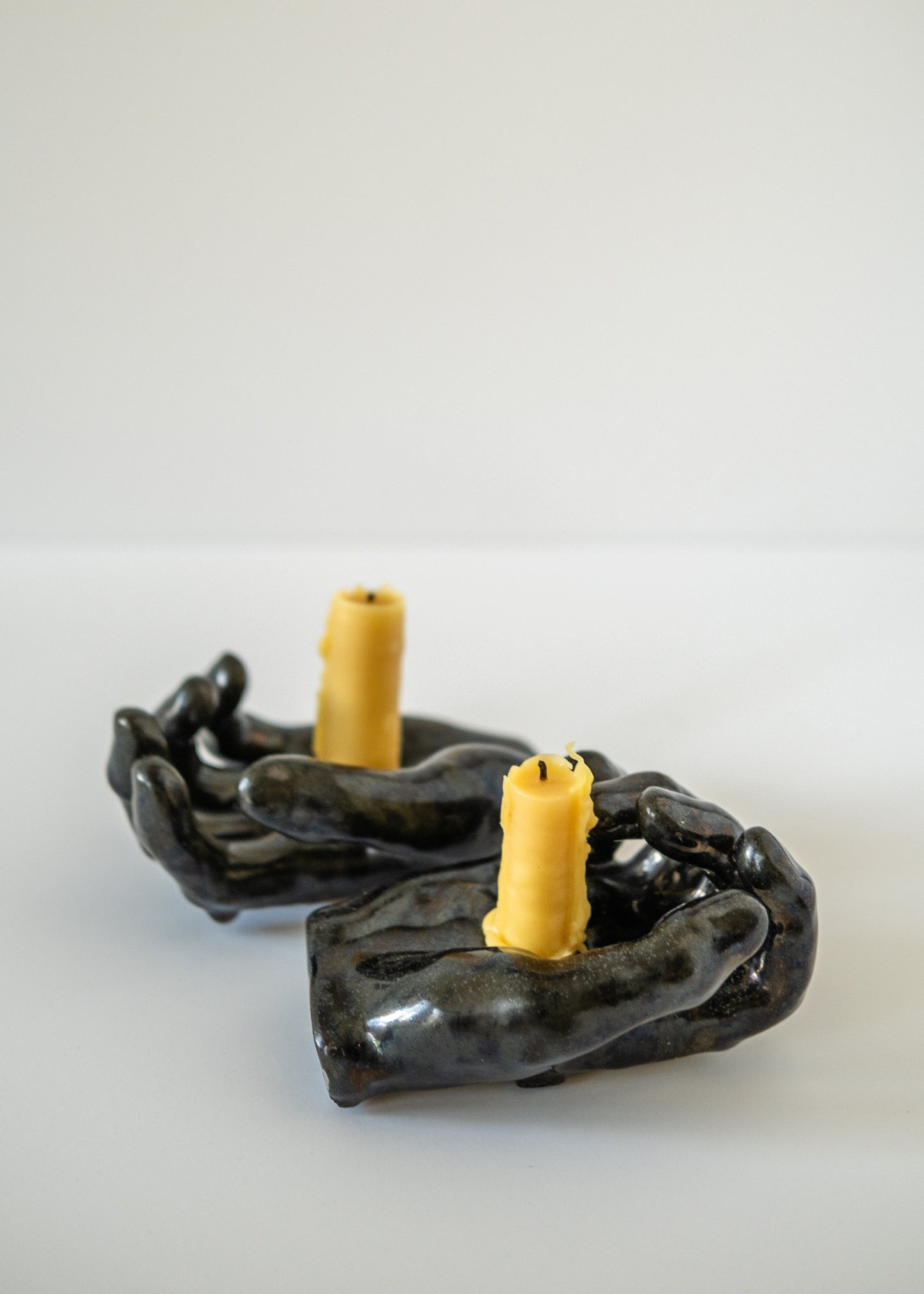 Severed Hands Candle Holders